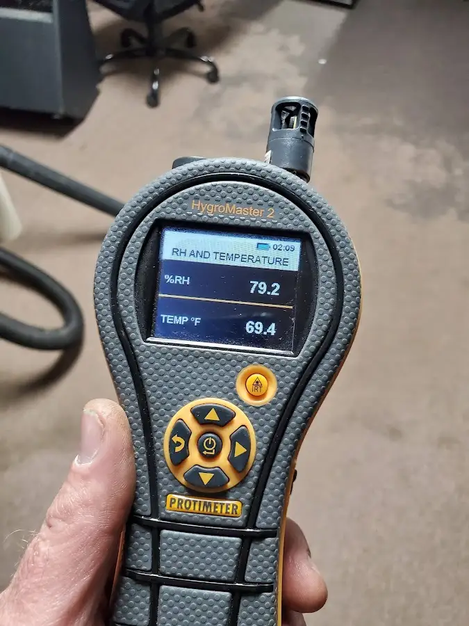 Moisture meter humidity assessment for Fire & Smoke Damage Restoration in Norwood